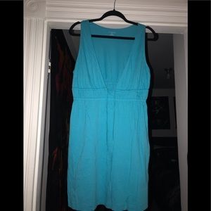 Land’s End blue dress swim cover up